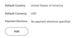 workday payment election - add payment election