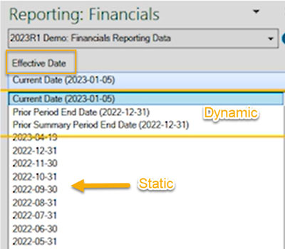 report eff date support officeconnect