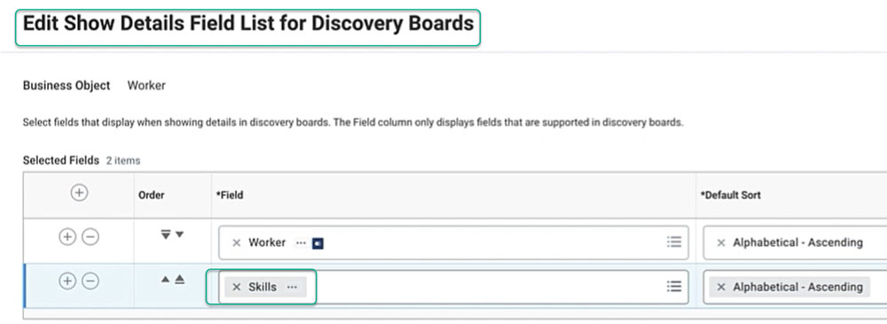 report multi instance field disc board 02