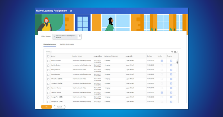 New Ways to Waive Learning Assignments in Workday