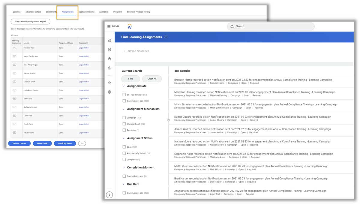 learning assignments v2