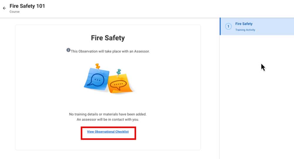 learn observational checklist