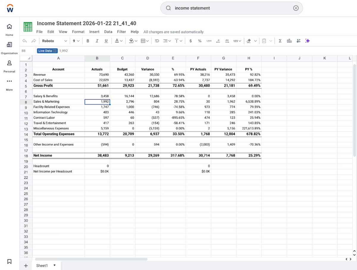 rep workbooks from reports