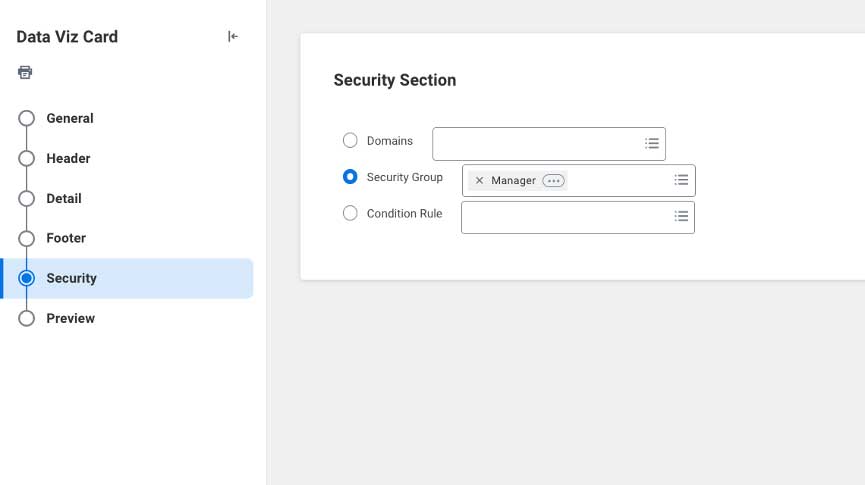 mih configurable card security section